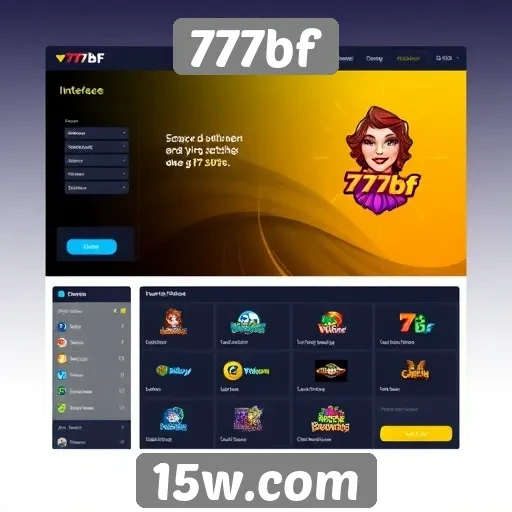 Interface e usabilidade da plataforma 777bf